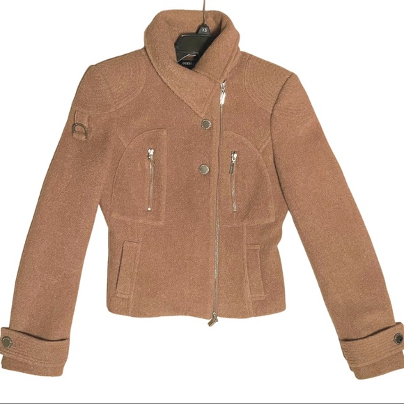 Guess by MARCIANO Wool-Blend Cropped Jacket - Picture 2 of 9